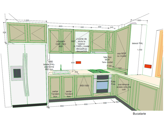 Mobilier Bucătărie Spot Design