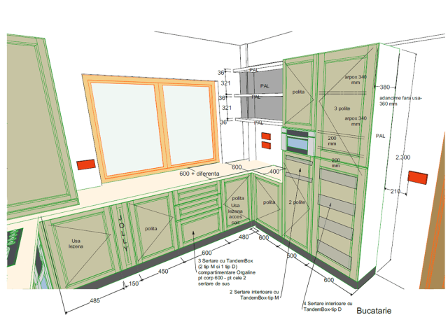 Mobilier Bucătărie Spot Design