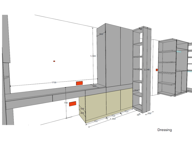Mobilier Dressing - Spațiu Multifuncțional