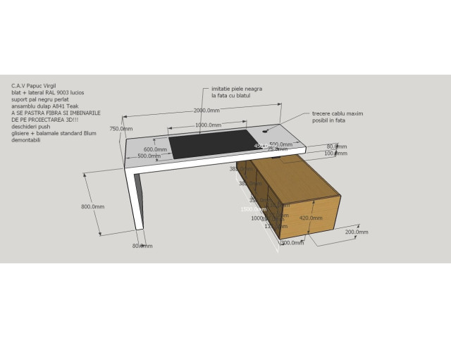 Mobilier Birou Luxury