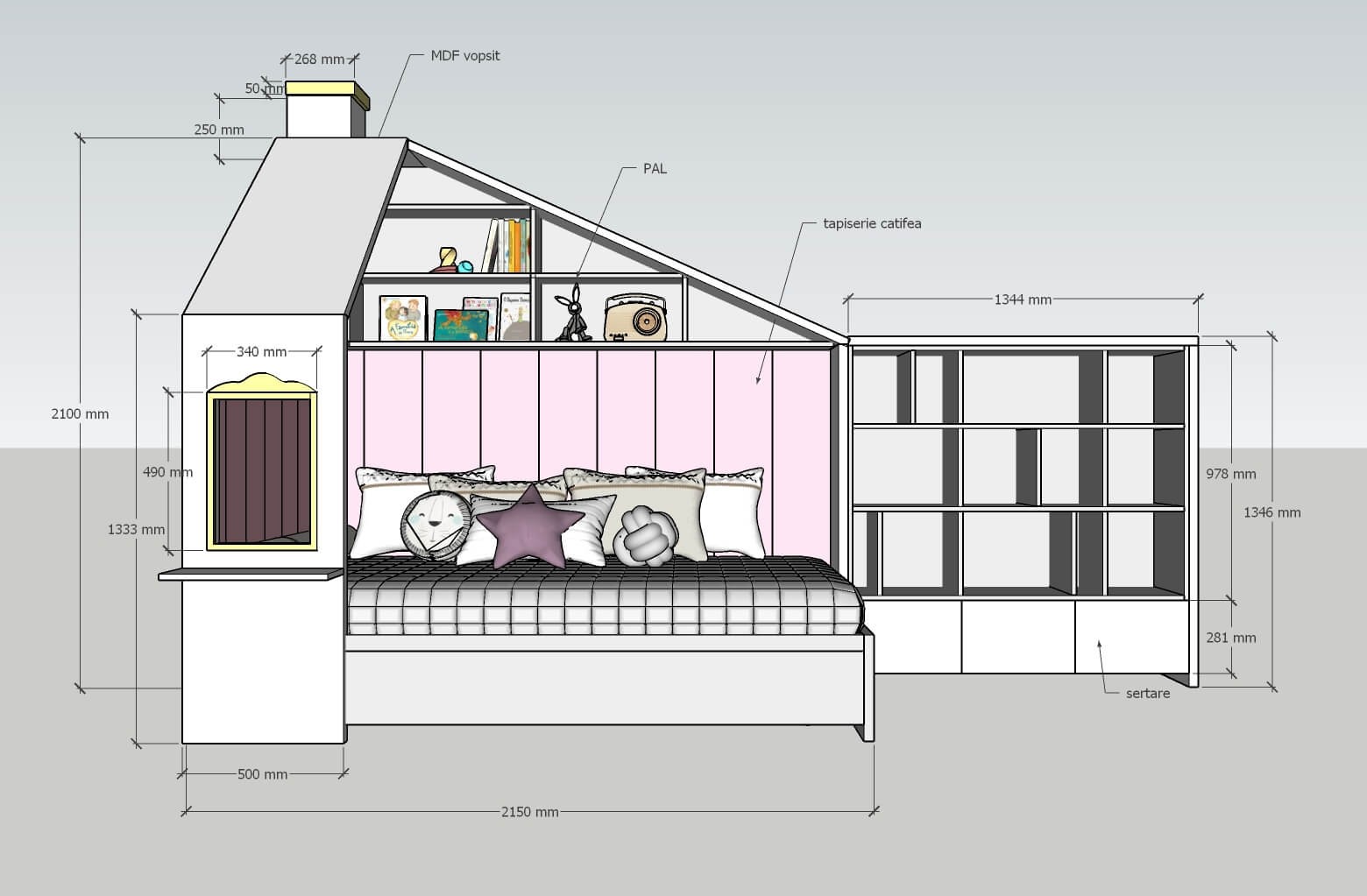 Mobilier Dormitor Copii Princess