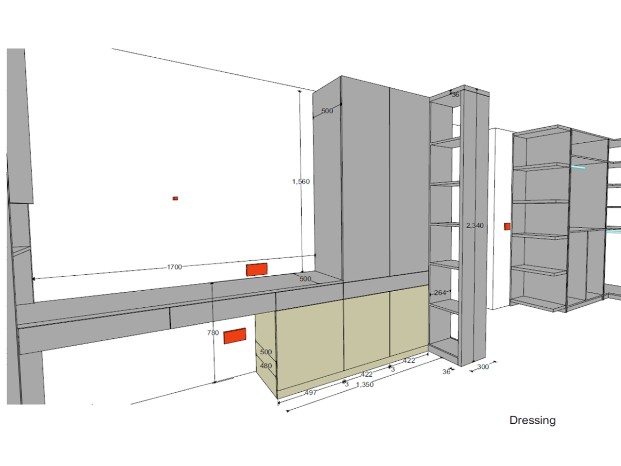 Mobilier Dressing - Spațiu Multifuncțional